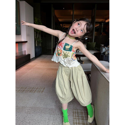 IRIS KIDS Sunny Play Tank & Pants Set — girls kids outfit, product photo 2 of 10