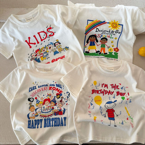 IRIS KIDS Party Fun T-Shirt — kids birthday print t-shirt, product photo 1 of 11