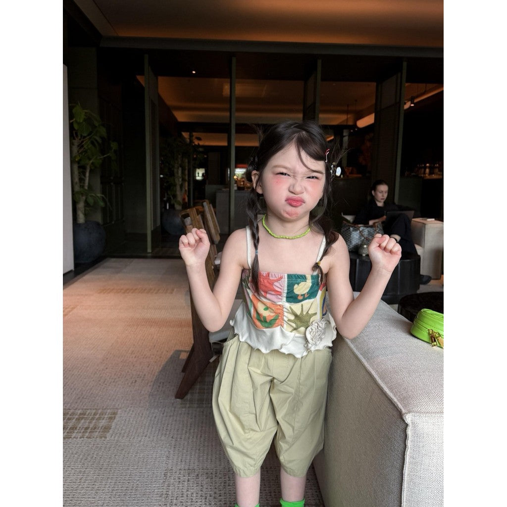 IRIS KIDS Sunny Play Tank & Pants Set — girls kids outfit, product photo 3 of 10