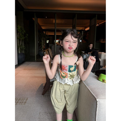 IRIS KIDS Sunny Play Tank & Pants Set — girls kids outfit, product photo 3 of 10