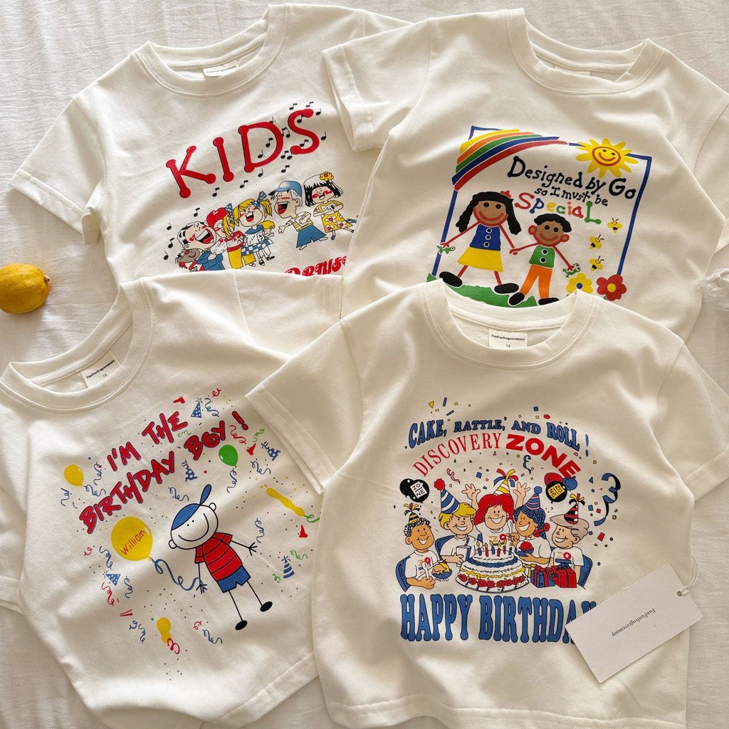 IRIS KIDS Party Fun T-Shirt — kids birthday print t-shirt, product photo 2 of 11