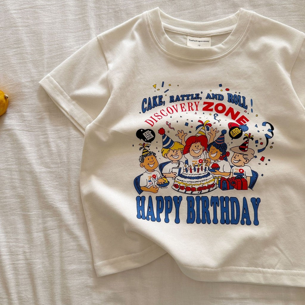 IRIS KIDS Party Fun T-Shirt — kids birthday print t-shirt, product photo 4 of 11