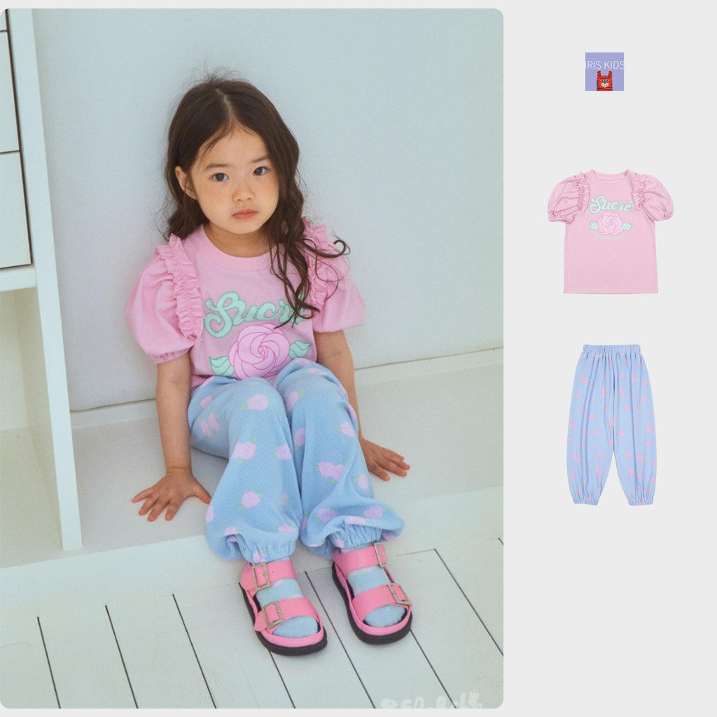 IRIS KIDS Rosy Sky Set — kids shirt and pants outfit, product photo 1 of 11