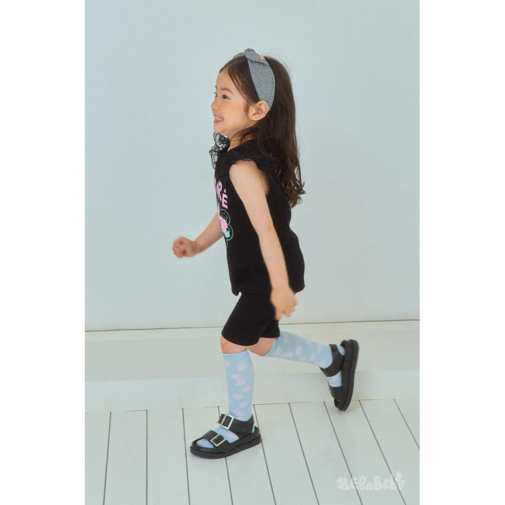 IRIS KIDS Sucre Rose Set — kids rose-print shirt and shorts set, product photo 7 of 11