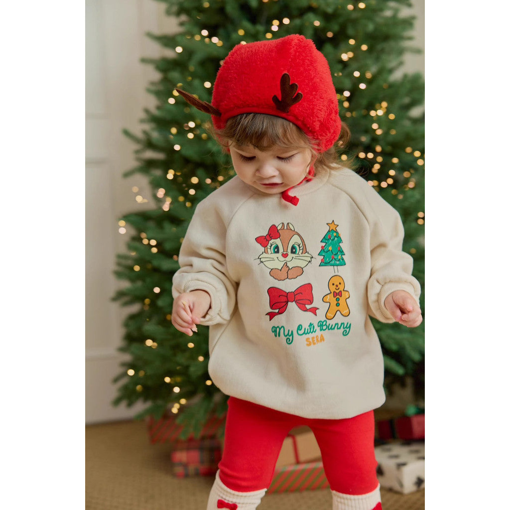 IRIS KIDS Christmas Collection Outfit — kids top, pants and hat set, product photo 7 of 15