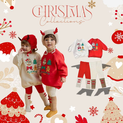 IRIS KIDS Christmas Collection Outfit — kids top, pants and hat set, product photo 1 of 15