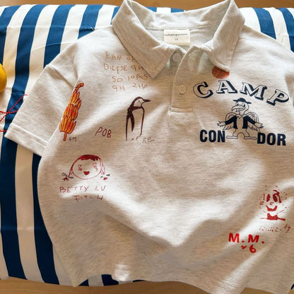 IRIS KIDS Condor Camp Club — kids graphic t-shirt, product photo 1 of 5