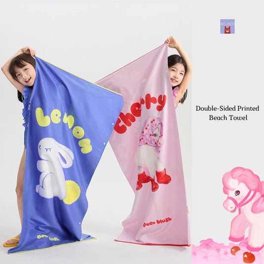 IRIS KIDS Beach Towel — double-sided print kids towel, product photo 1 of 11