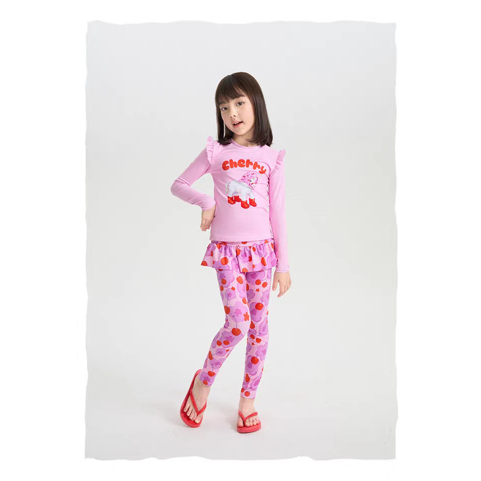 IRIS KIDS Cherry Pony Swimming Set — girls swimsuit and cap, product photo 2 of 11
