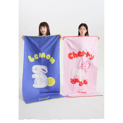 IRIS KIDS Beach Towel — double-sided print kids towel, product photo 2 of 11
