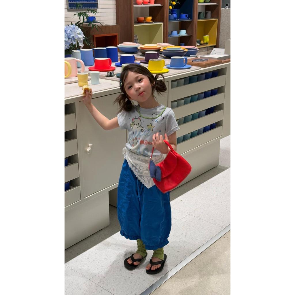 IRIS KIDS Blueberry Puff — kids tee and balloon pants set, product photo 3 of 10