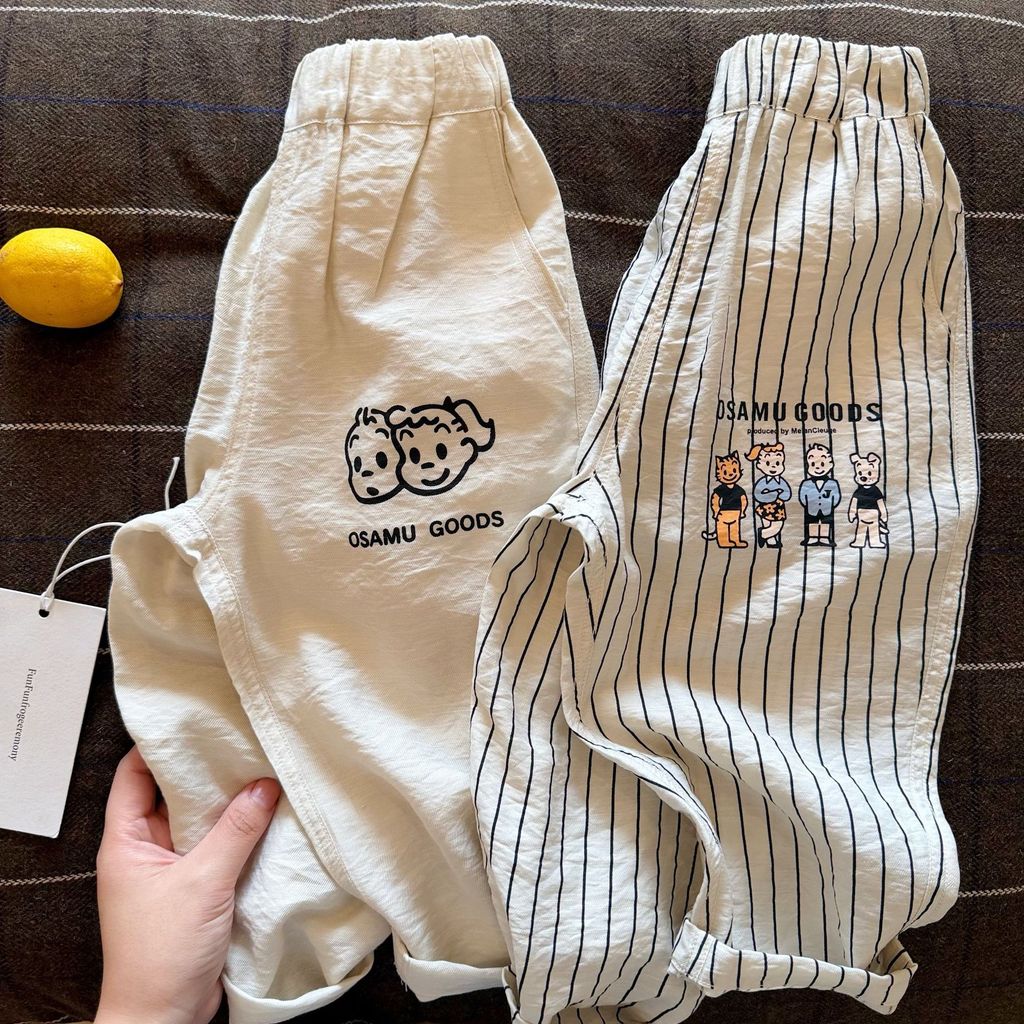 IRIS KIDS Cute Line Jogger — kids cartoon print jogger pants, product photo 2 of 10