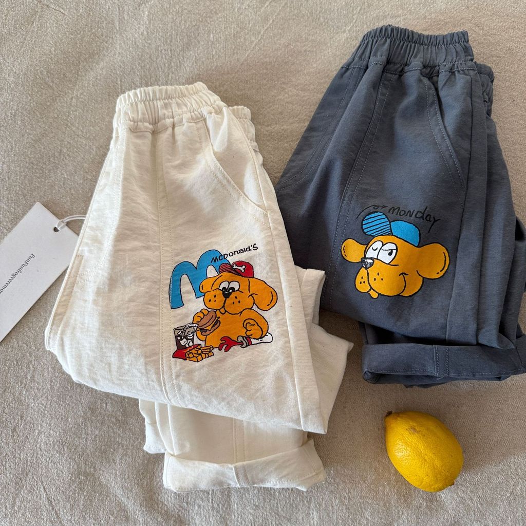 IRIS KIDS Happy Puppy Pants — kids pants with dog print, product photo 2 of 8