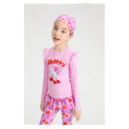 IRIS KIDS Cherry Pony Swimming Set — girls swimsuit and cap, product photo 5 of 11