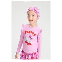 swimming top + cap