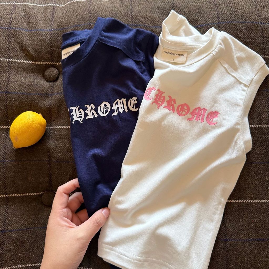 IRIS KIDS Baby Chrome Tank Top — kids Y2K-style top, product photo 3 of 7