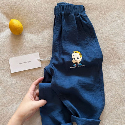 IRIS KIDS Cute Line Jogger — kids cartoon print jogger pants, product photo 10 of 10