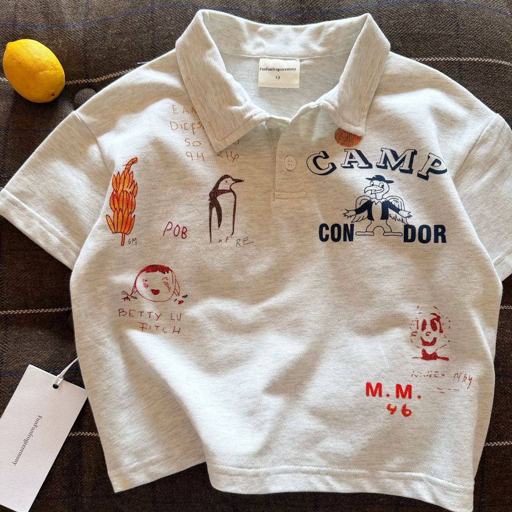 IRIS KIDS Condor Camp Club — kids graphic t-shirt, product photo 5 of 5