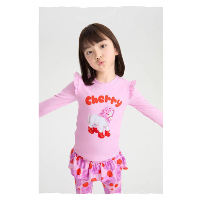 IRIS KIDS Cherry Pony Swimming Set — girls swimsuit and cap, product photo 9 of 11