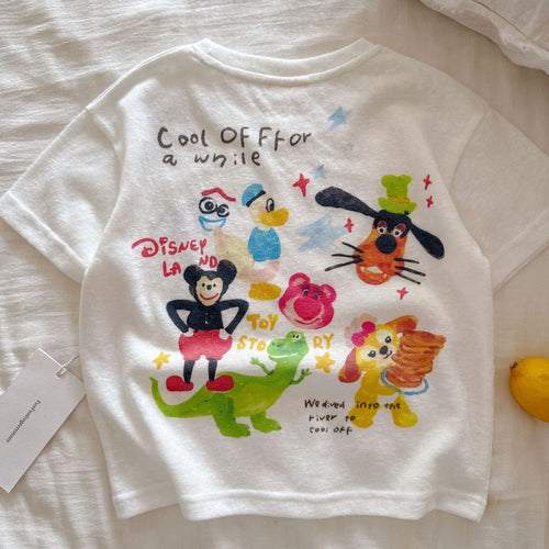 IRIS KIDS Retro Cartoon Tee — kids vintage print t-shirt, product photo 1 of 6