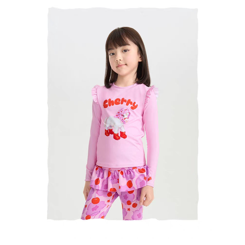 IRIS KIDS Cherry Pony Swimming Set — girls swimsuit and cap, product photo 8 of 11