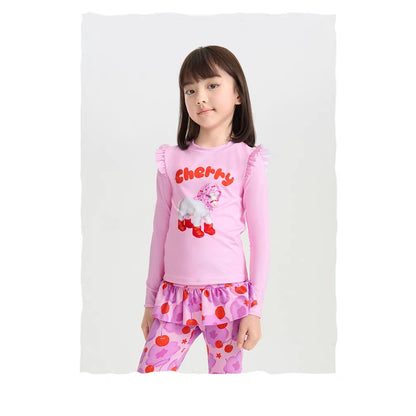 IRIS KIDS Cherry Pony Swimming Set — girls swimsuit and cap, product photo 8 of 11