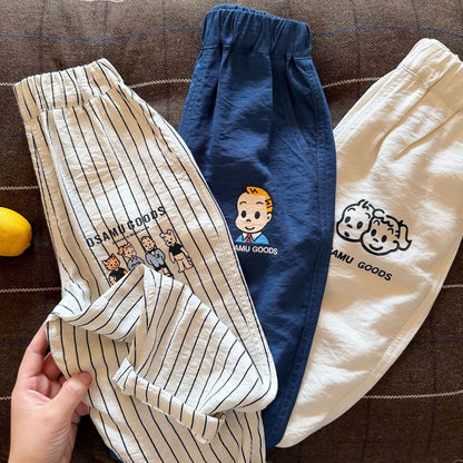 IRIS KIDS Cute Line Jogger — kids cartoon print jogger pants, product photo 1 of 10