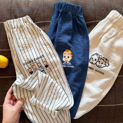IRIS KIDS Cute Line Jogger — kids cartoon print jogger pants, product photo 1 of 10