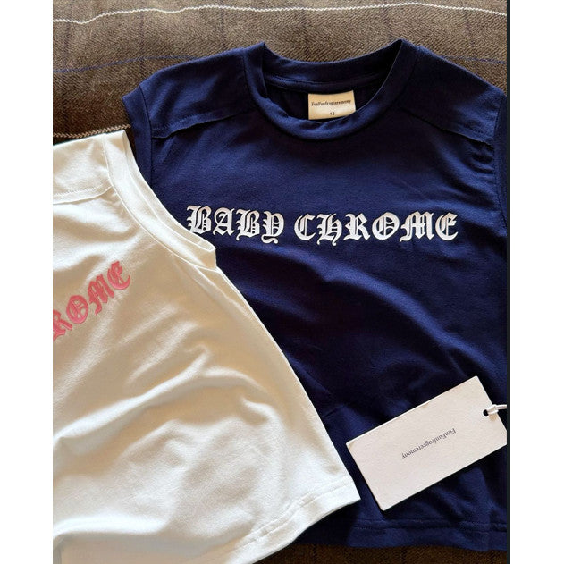 IRIS KIDS Baby Chrome Tank Top — kids Y2K-style top, product photo 7 of 7