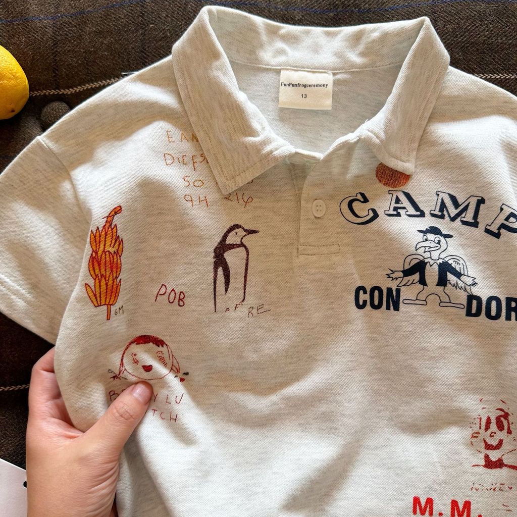 IRIS KIDS Condor Camp Club — kids graphic t-shirt, product photo 2 of 5