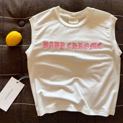 IRIS KIDS Baby Chrome Tank Top — kids Y2K-style top, product photo 5 of 7