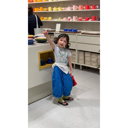 IRIS KIDS Blueberry Puff — kids tee and balloon pants set, product photo 6 of 10
