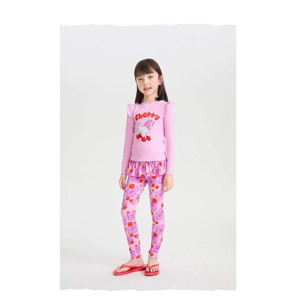 IRIS KIDS Cherry Pony Swimming Set — girls swimsuit and cap, product photo 4 of 11
