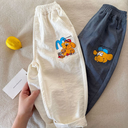IRIS KIDS Happy Puppy Pants — kids pants with dog print, product photo 1 of 8