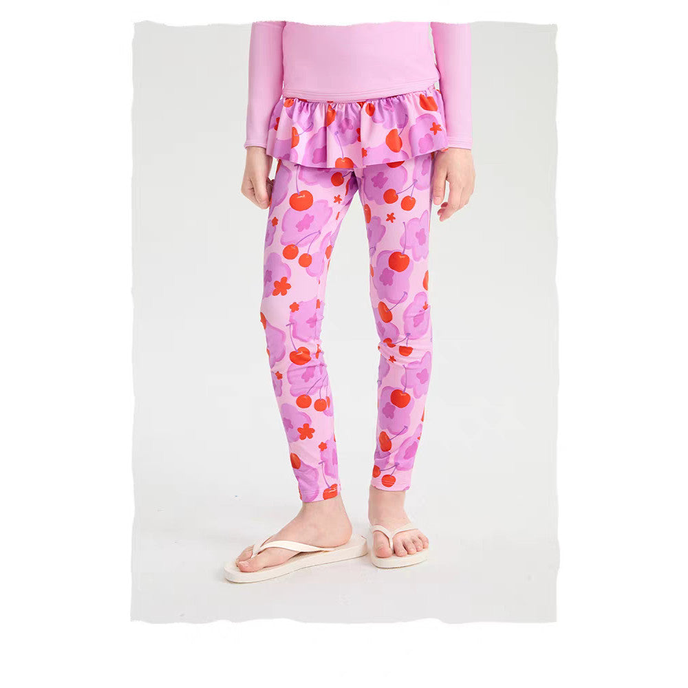 IRIS KIDS Cherry Pony Swimming Set — girls swimsuit and cap, product photo 7 of 11
