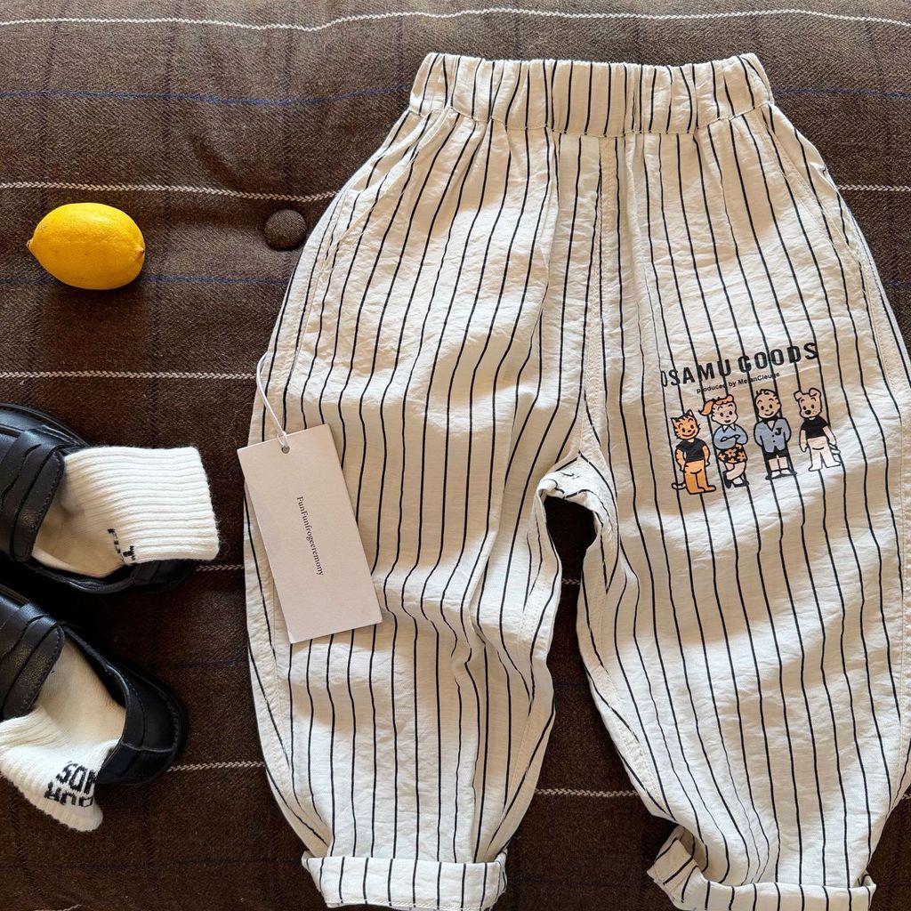 IRIS KIDS Cute Line Jogger — kids cartoon print jogger pants, product photo 6 of 10