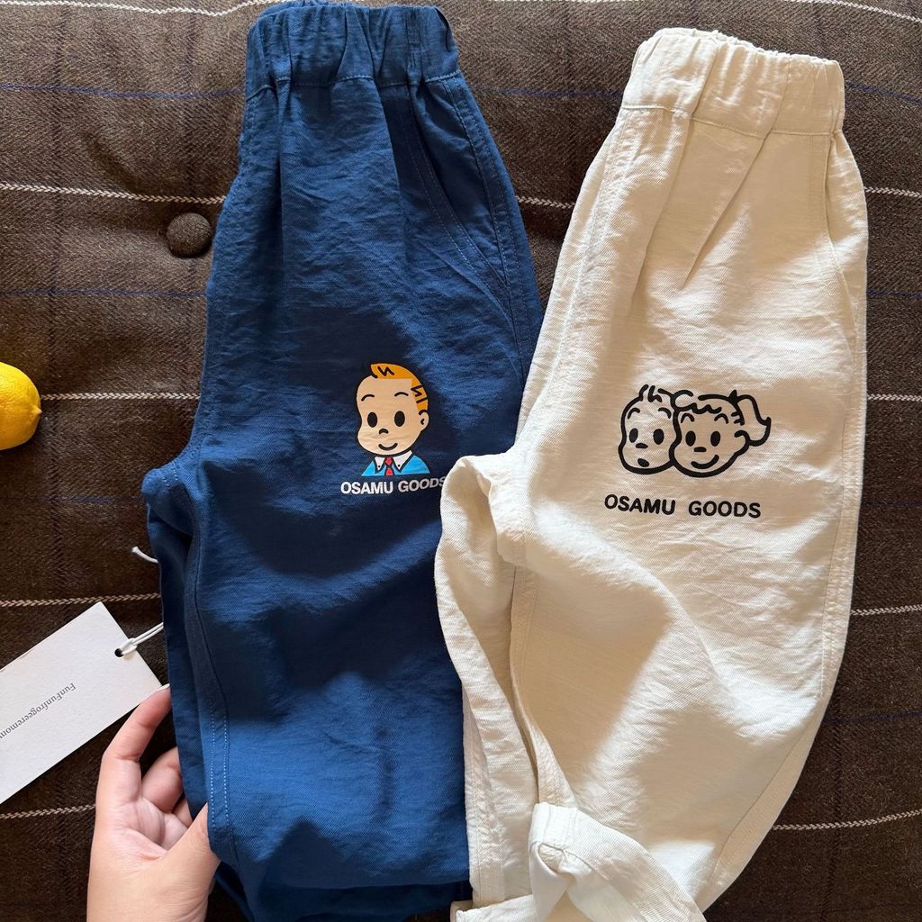 IRIS KIDS Cute Line Jogger — kids cartoon print jogger pants, product photo 3 of 10