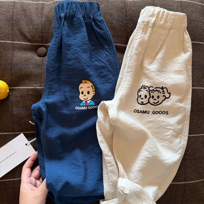 IRIS KIDS Cute Line Jogger — kids cartoon print jogger pants, product photo 3 of 10