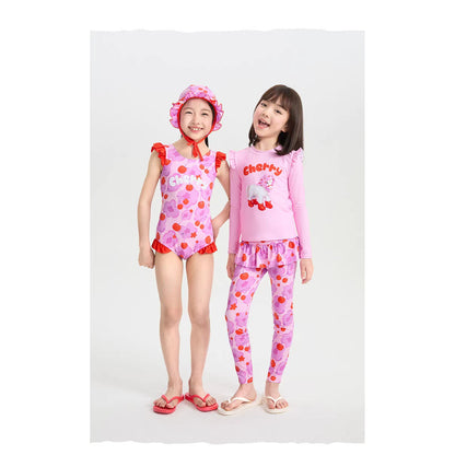 IRIS KIDS Cherry Pony Swimming Set — girls swimsuit and cap, product photo 3 of 11