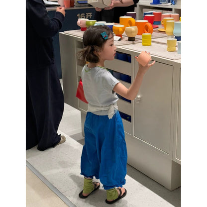IRIS KIDS Blueberry Puff — kids tee and balloon pants set, product photo 7 of 10