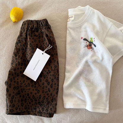 IRIS KIDS Safari Mood Shorts — kids tiger-print shorts, product photo 4 of 10