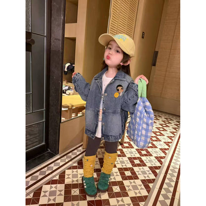 IRIS KIDS Mila Classic Denim Jacket — kids denim jacket, product photo 5 of 7