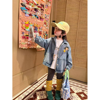 IRIS KIDS Mila Classic Denim Jacket — kids denim jacket, product photo 6 of 7