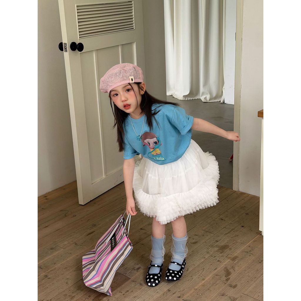 IRIS KIDS Princess Twirl Set — kids cartoon tee and tutu skirt, product photo 6 of 11