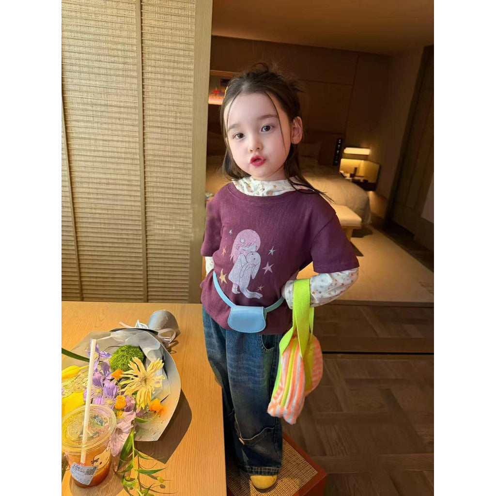 IRIS KIDS Cozy Autumn Set — kids shirt, hoodie and jeans outfit, product photo 7 of 9