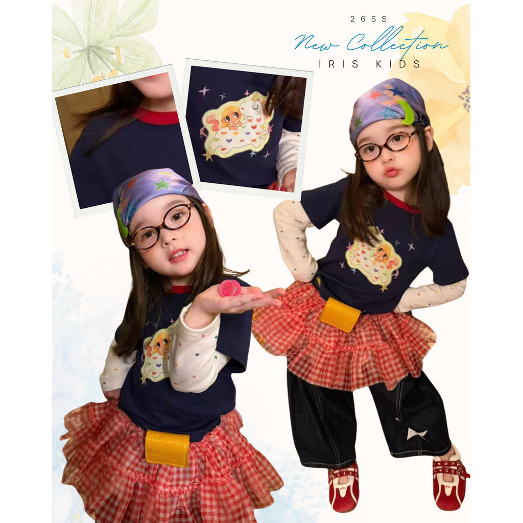 IRIS KIDS Pony Love Set — kids shirt and pants outfit, product photo 1 of 8