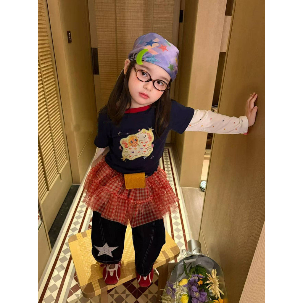 IRIS KIDS Pony Love Set — kids shirt and pants outfit, product photo 2 of 8