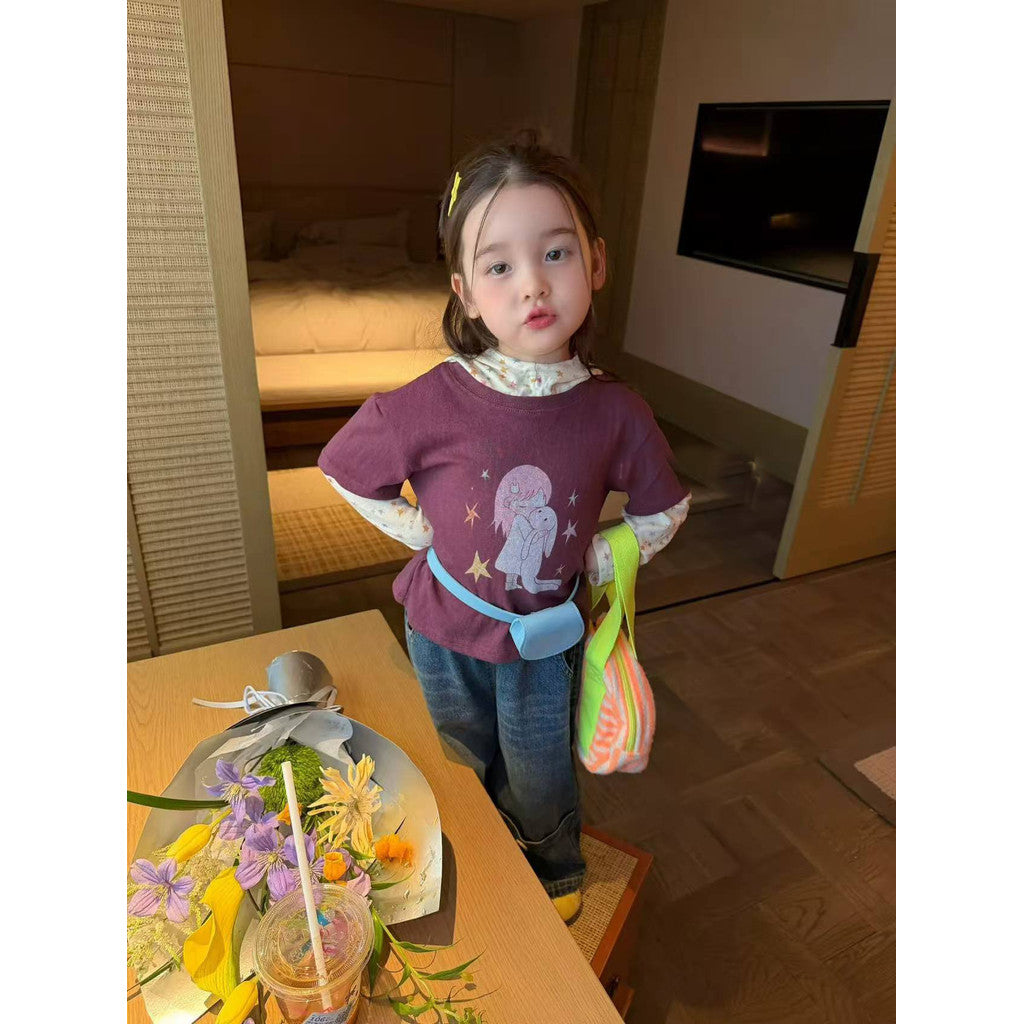 IRIS KIDS Cozy Autumn Set — kids shirt, hoodie and jeans outfit, product photo 3 of 9