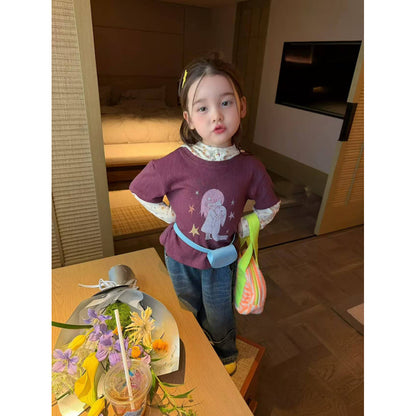 IRIS KIDS Cozy Autumn Set — kids shirt, hoodie and jeans outfit, product photo 3 of 9