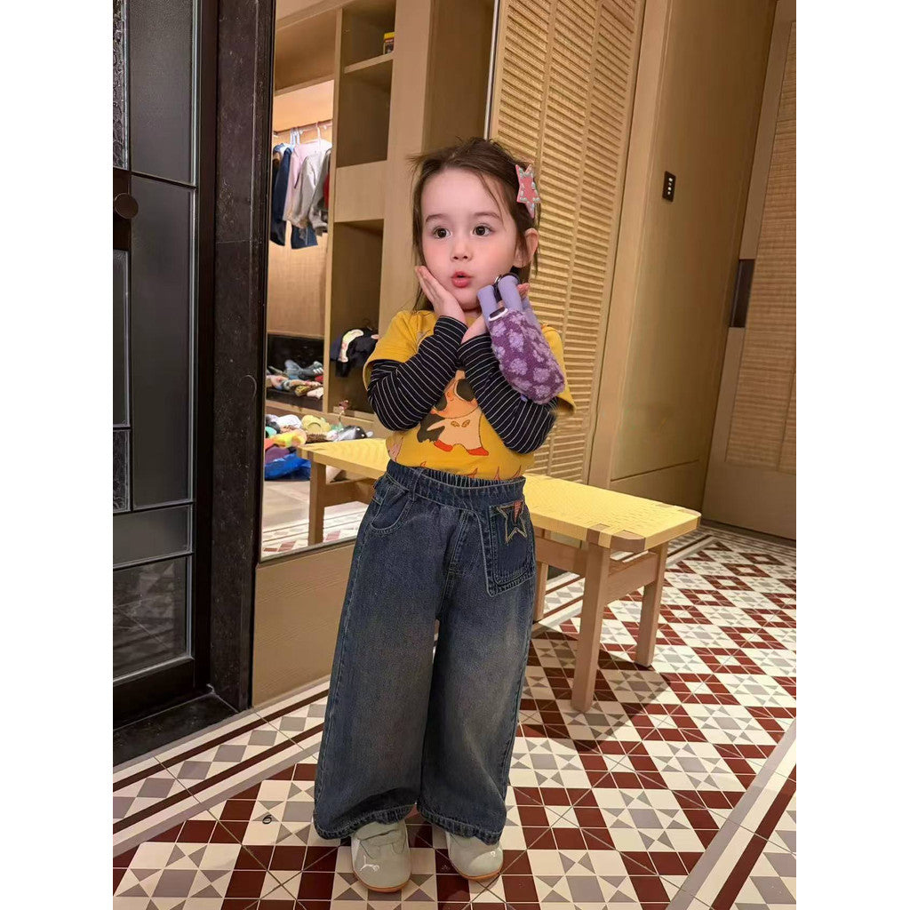 IRIS KIDS Sunny Star Kids — kids shirt and jeans set, product photo 6 of 9